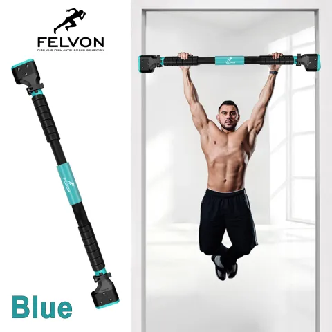 Pull up bar biru