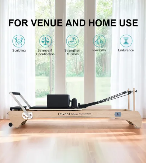 Pilates Reformer Premium Wood 2