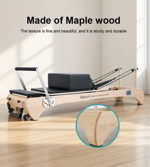 Pilates Reformer Premium Wood 3