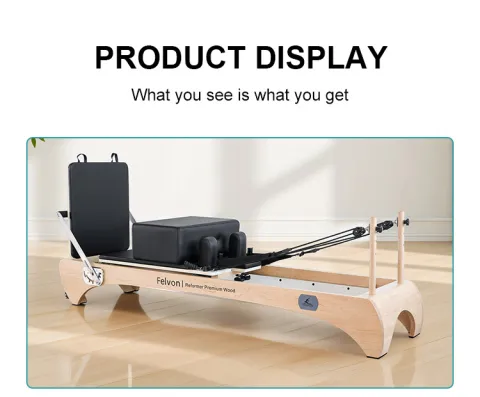 Pilates Reformer Premium Wood 6